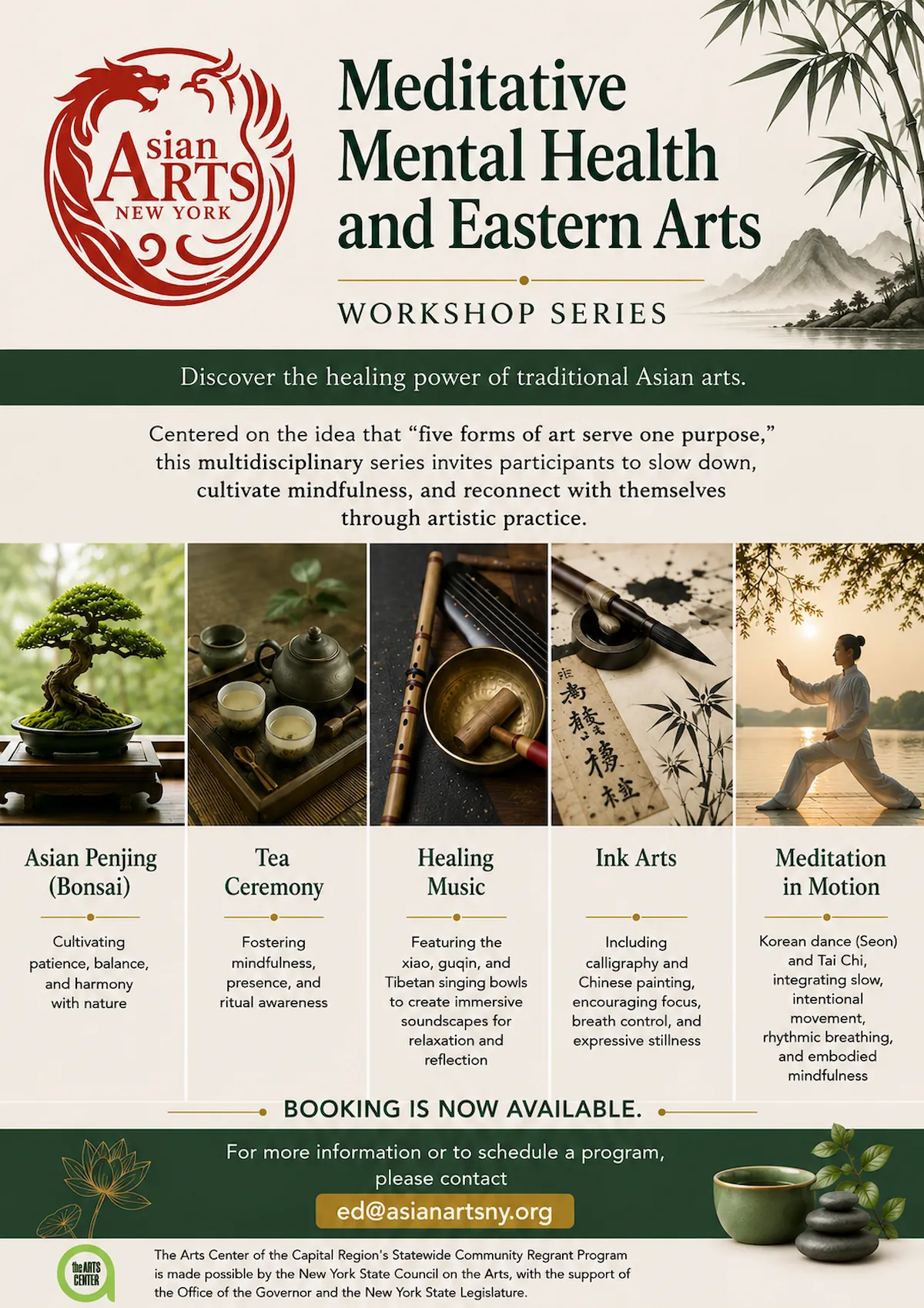 Meditative Mental Health and Eastern Arts Workshop Series